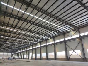 Quality Industrial Portal Riged Frame Structural Steel Workshop Building Fabricaion And Construction for sale