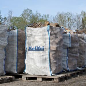 Quality 1500kg Flat Bottom Jumbo Bulk Ventilated Big Bags For Storing Firewood for sale