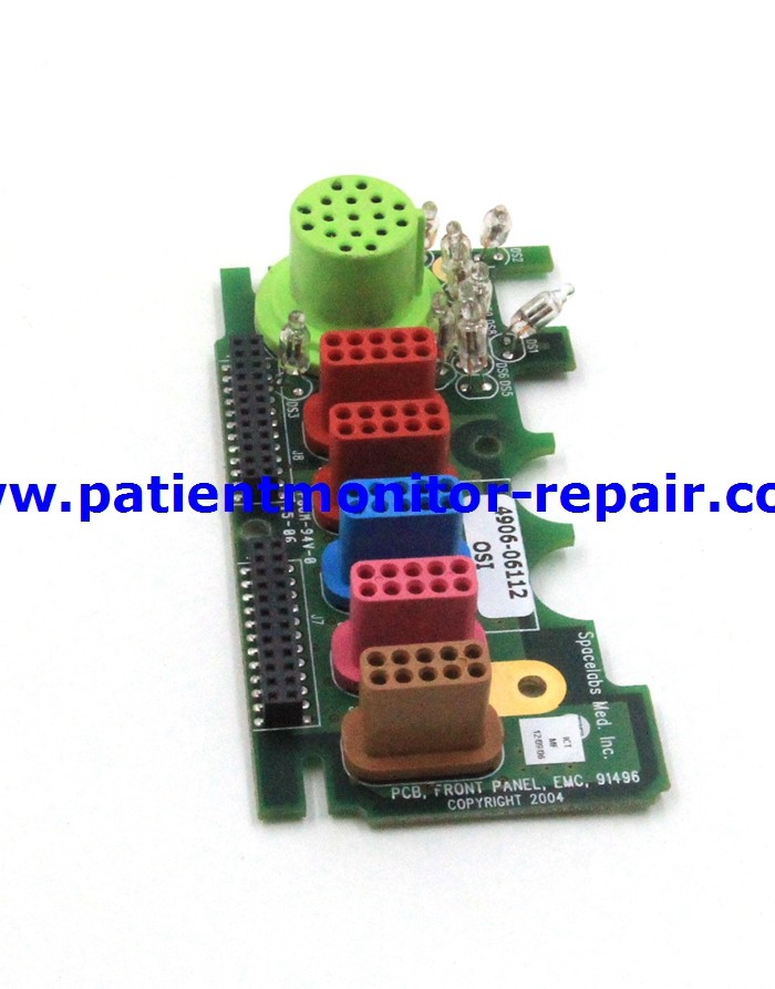 SPACELABS Model 91496 PCB Front Panel Patient Monitor Repair Parts 670-1310-00 REV With 90 Days Warranty