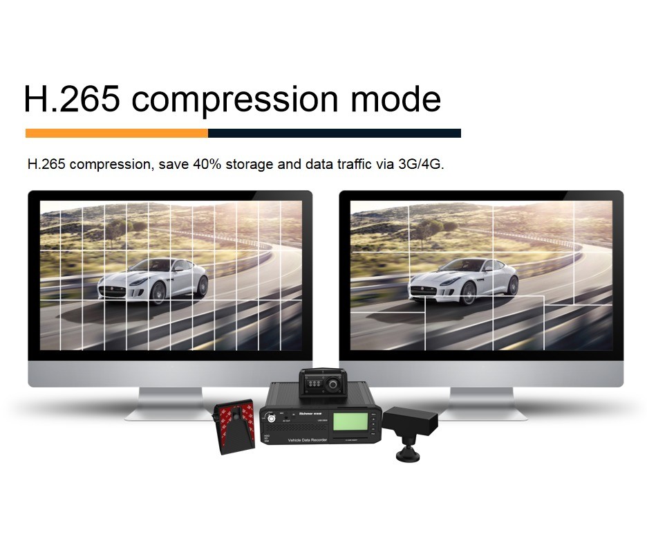 Digital Video Recorder 8 channels mDVR system vehicle CCTV system