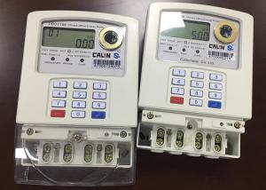 China IP54 Din Rail Mounted Single Phase Kwh Meter Programmable Load Limit on sale