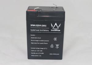 Quality Champion Rechargeable F187 4AH 6V Lead Acid Battery 6FM4 For Emergency Lights for sale