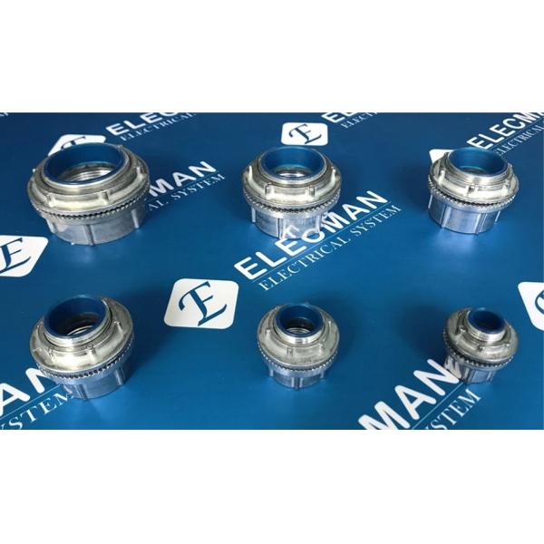 Zinc IMC Rigid Conduit Fittings Watertight Conduit Hub With Insulated Throat