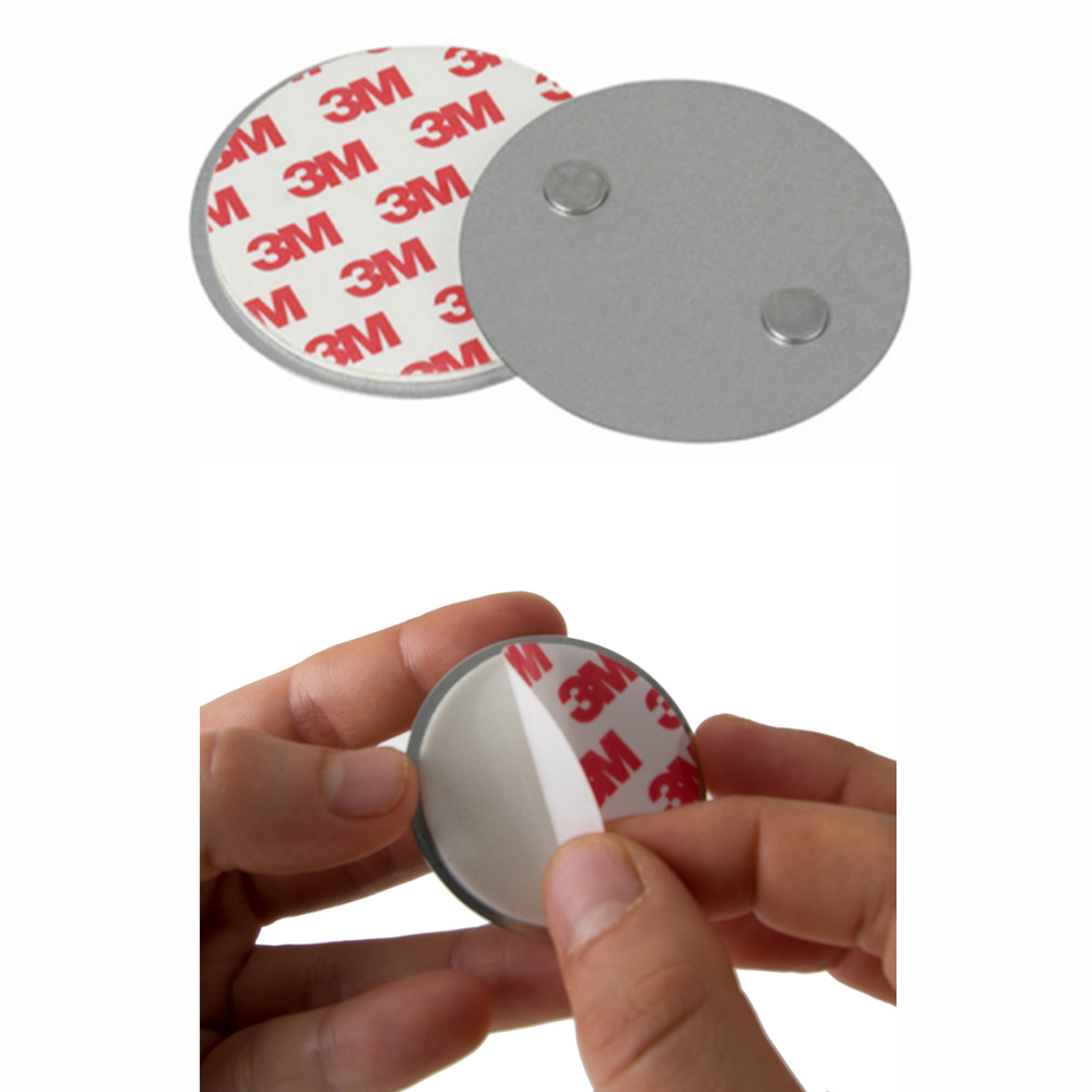 D70MM Smoke Detector Magnetic Stand with Neodymium Magnets and Galvanized Steel Sheet