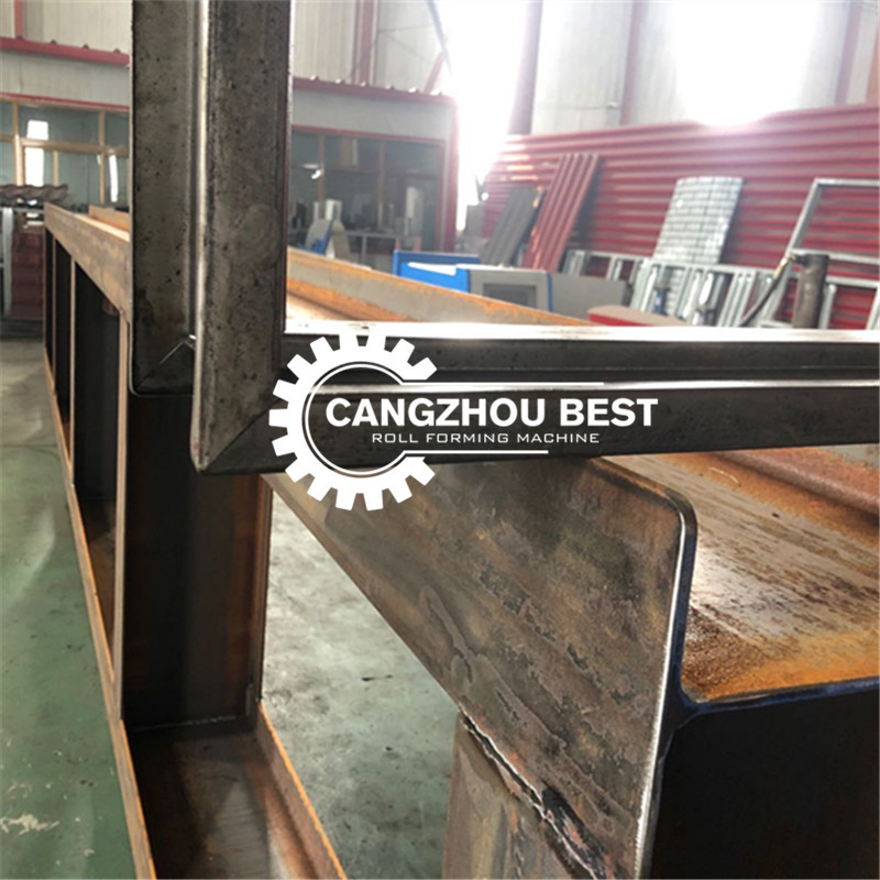 0.8-1.2mm Galvanized Steel Door Frame Roll Forming Machine
