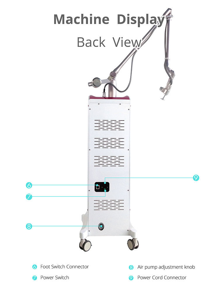 RF 10600nm 10.6um Fractional Co2 Laser female intimate areal Tightening Machine
