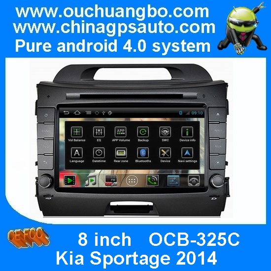 Ouchuangbo Car GPS Navi Multimedia for Kia Sportage 2014 S150 Android 4.0 DVD USB Stereo