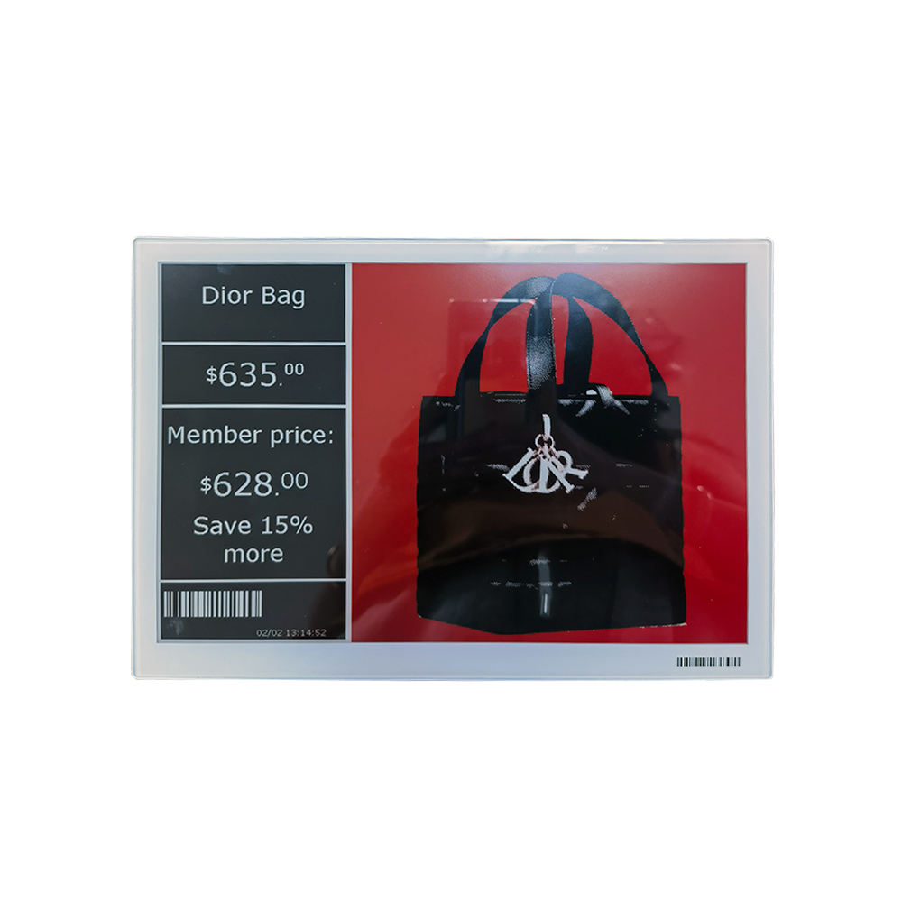 11.6 Inch 3-Color Supermarket Electronic Label E-paper Display 960*640 Resolution Low Power Consumption