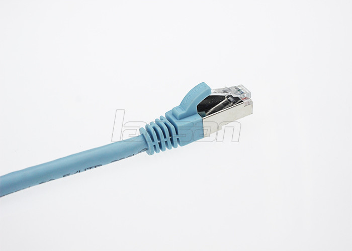 Fluke Test Cat6A Patch Cord 23 Awg 4 Pair Shielded Cable With ROHS Jacket