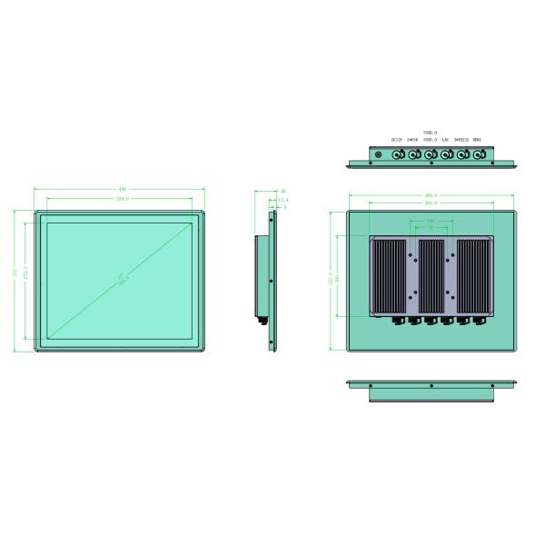 Dustproof Industrial Touch Panel PC