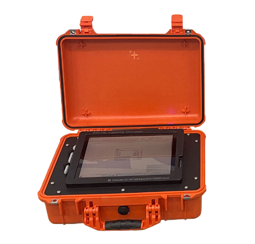 24 Channel Seismic Acquisition Controller with 32 bit A/D Converter and SEG-2 Data Format for Geological Survey and Structural Detection