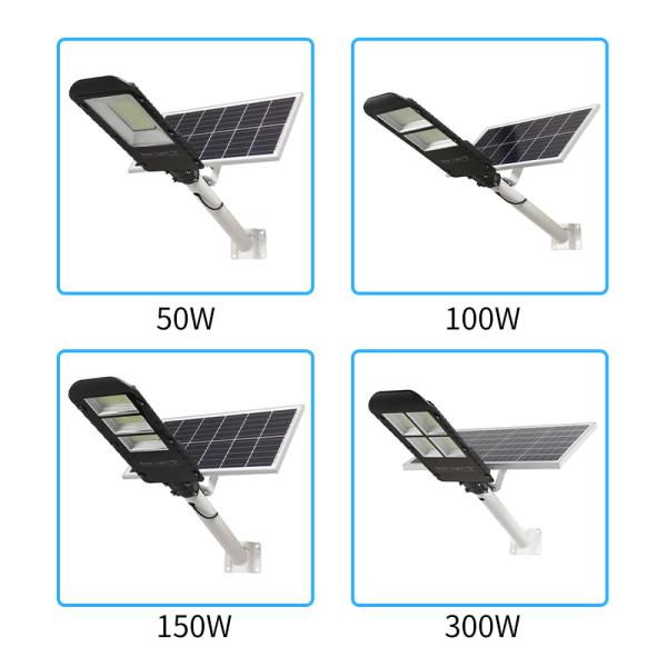 Split Type Led Street Light 100W 150W 300W Remote Led Solar Street Light
