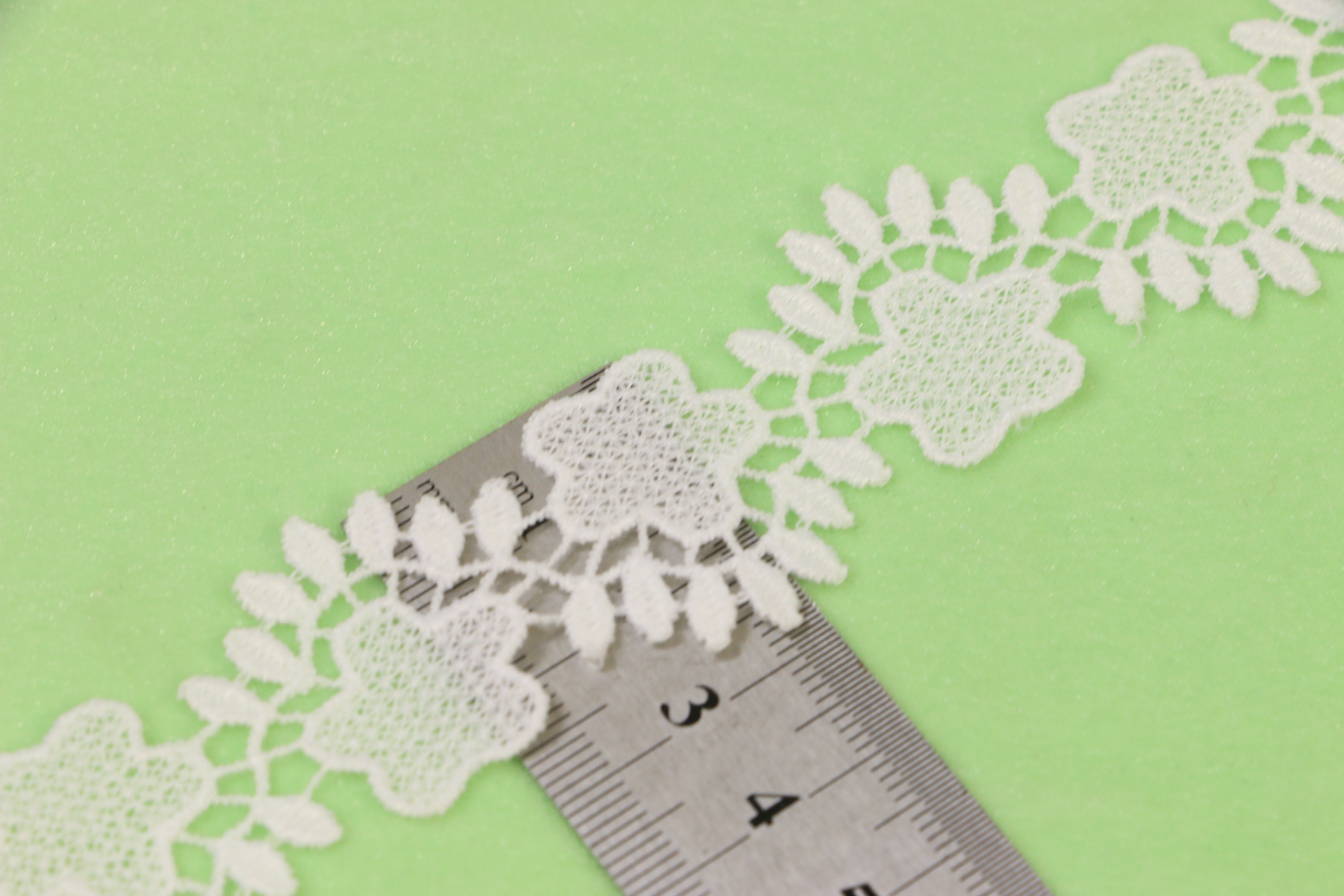 Dentate Decorative Chemical Lace Trim 3CM 100% polyester