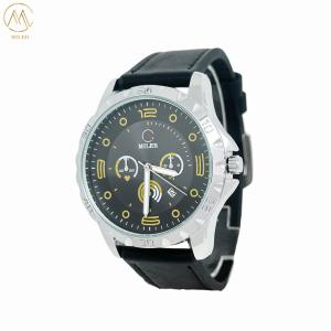 Quality 30 Meters Water Resistance Leather Strap Quartz Watch with LOGO Customization for sale