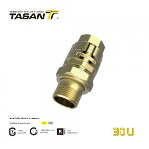 Quality OEM Female X Male 1.5 inch Brass Check Valve 16Bar With Plate And Union Nut 30U for sale