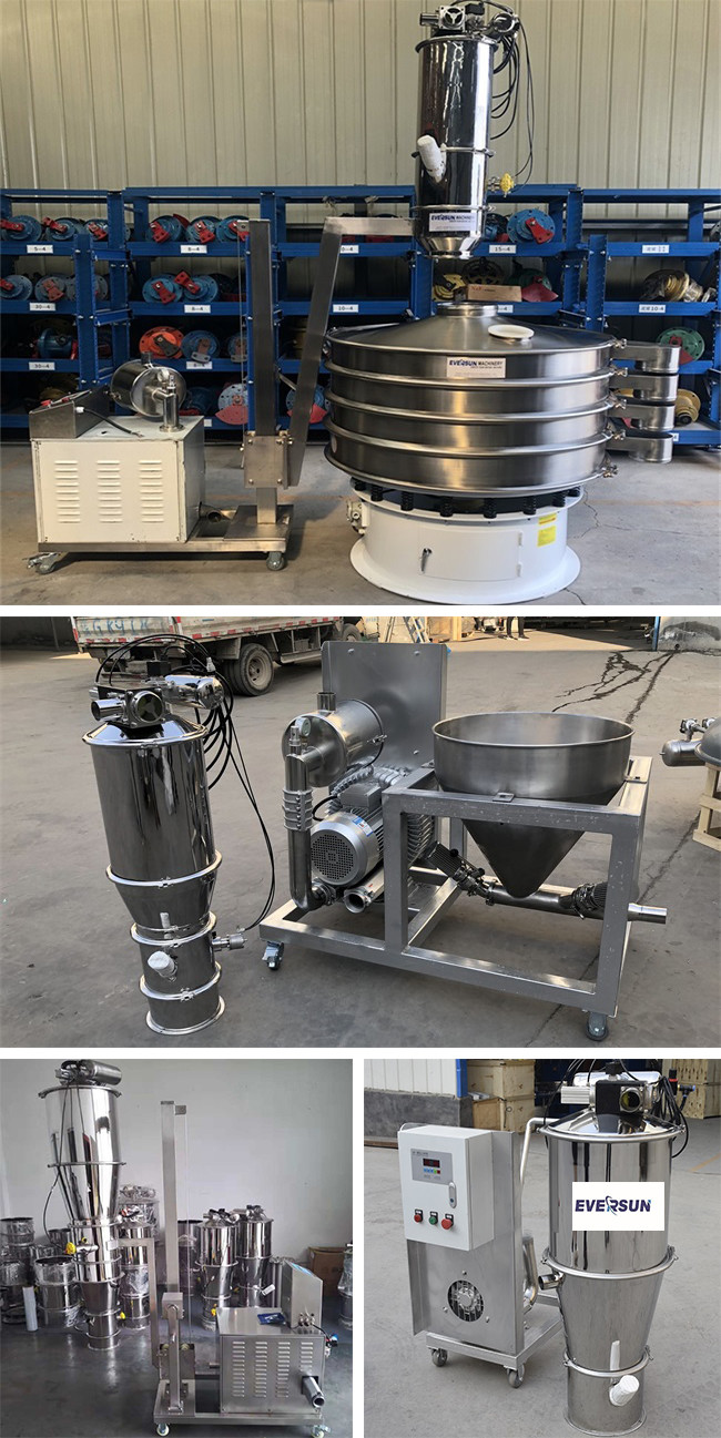 Evc Electric Vacuum Dust Free Conveyor Feeder For Pharmaceuticals Industry