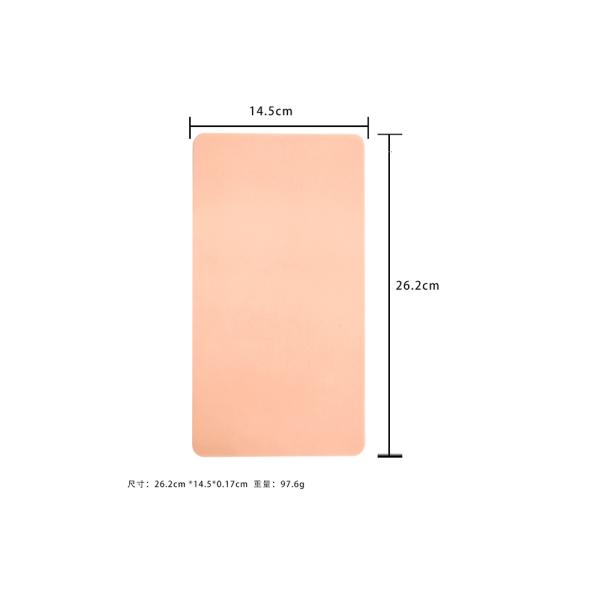 Silicone Blank Doubld Side Makeup Practice Sheets For Traning Tattoo Eyebrow Lip