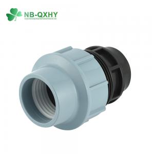 China PP PE Quick Compression Pipe Fitting for Full Size Irrigation Pipe Customized Request on sale