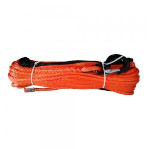 Quality 12mm X 30m Synthetic Winch Rope Suitable 12000 - 15000 Pound Capstan Various Colors for sale