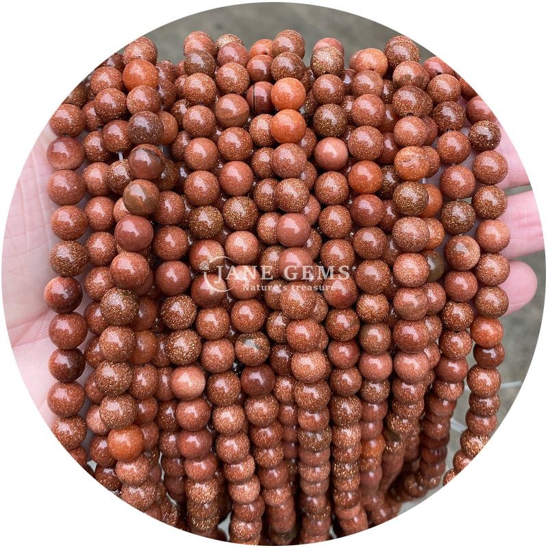 Wholesale Natural Gemstone Round Loose Beads 8mm Hematite Loose Beads Lava Stone Round Agate Beads Spacers for Jewelry M