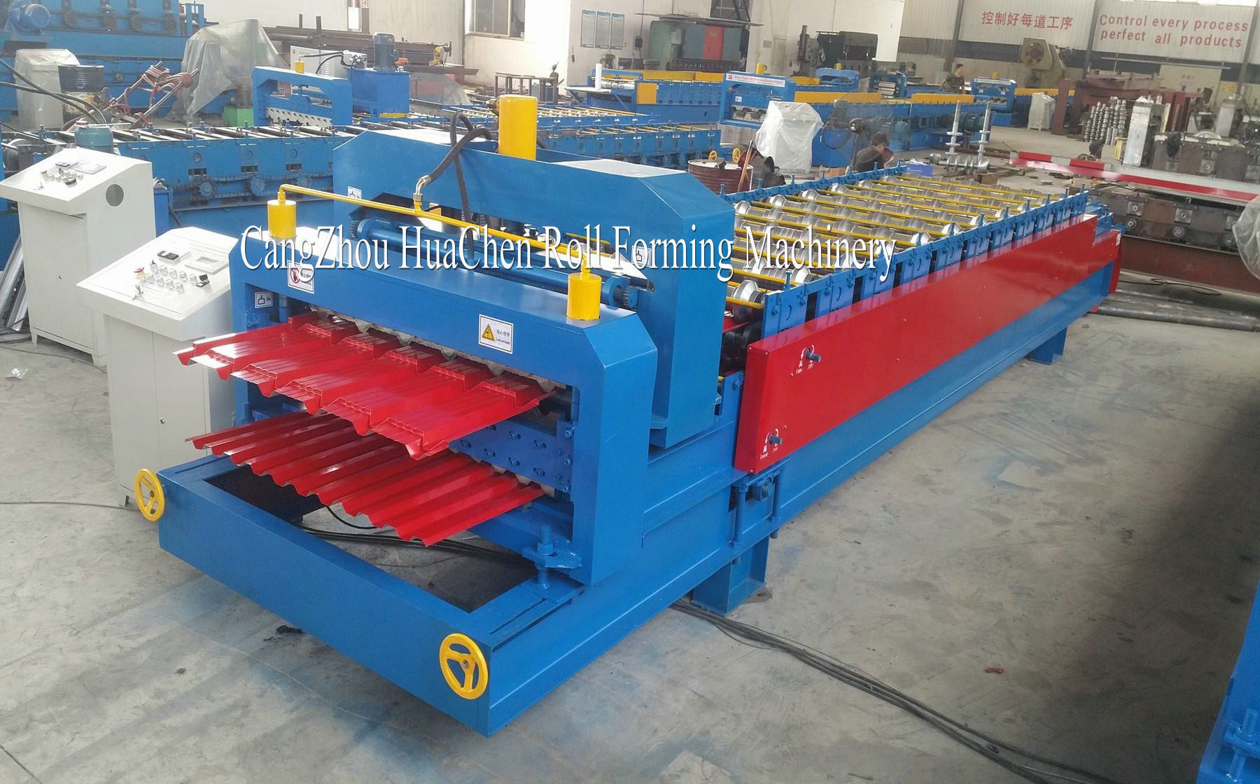 Color Sheet Double Layer Roll Forming Machine Double Deck Roll Forming Equipment