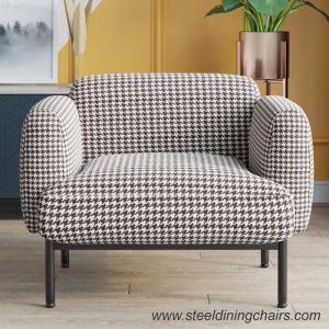 Armrest Grey One Seater Sofa