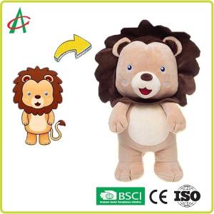 Quality BSCI Stuffed Plush Lion , Mascot Baby Stuffed Animals Personalized for sale
