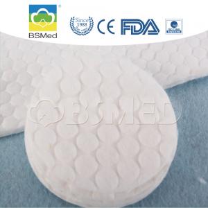 China Personal Care Exfoliating Cotton Pads , Round Organic Cotton Makeup Pads on sale