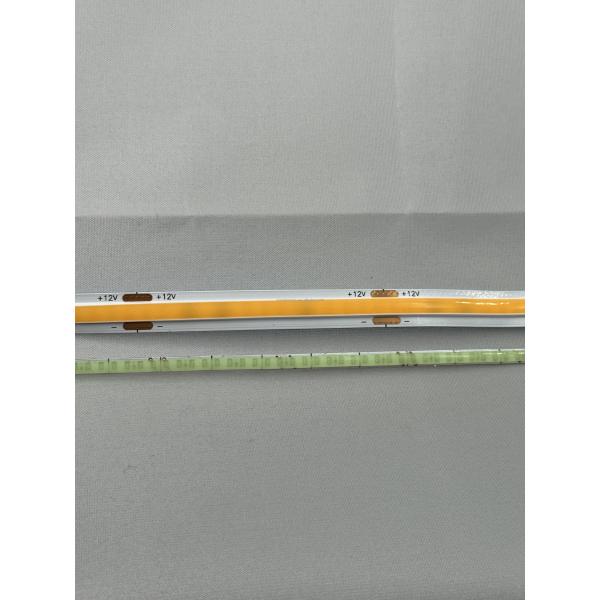 3mm Waterproof 2700k 6000k 12V 220v 5V Ultra Thin width 400leds COB LED Strip Light with 3