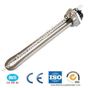 Quality 1 Inch NPT Flange Immersion Tubular Heater For Solar Water Heater for sale