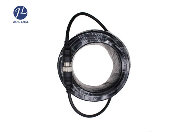 Waterproof 6Pin GX12 Aviation Cable For Vehicle Backup Camera System