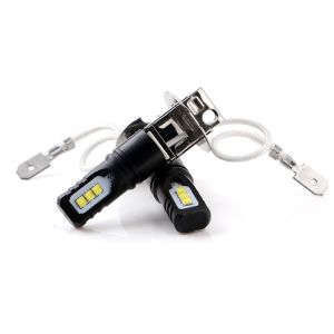 Quality H1 H3 2525 6SMD 600lm Nonpolarity LED Fog Light Bulbs for sale