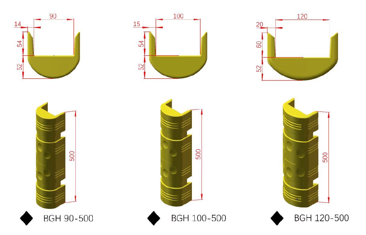 Adjustable Anti Collision Plastic Rack Protectors Industrial Warehouse Safety Barriers