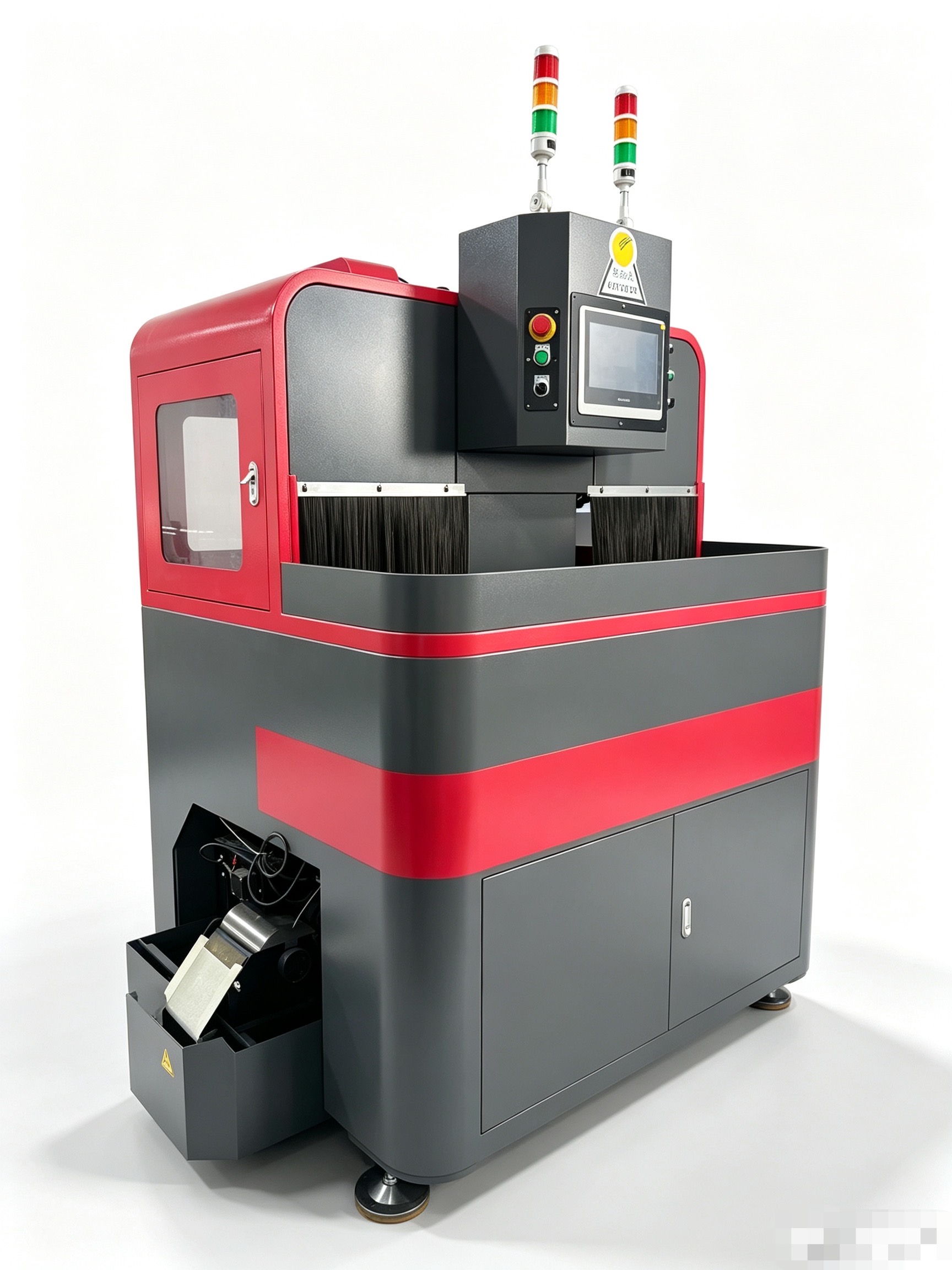 AF060 model is a dual-station automatic precision cutting machine used for half-cutting of silicon steel/non-crystalline/nanocrystalline/iron powder
