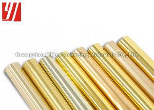 China Decorative 1 Inch Core 12 Micron Golden Hot Stamping Foil on sale