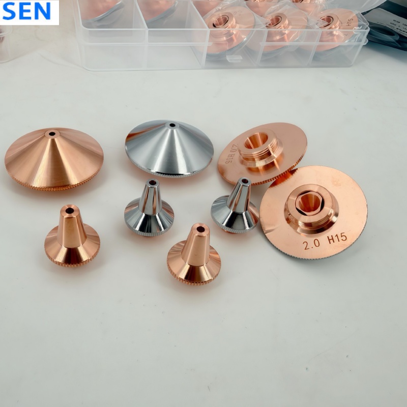 D28 laser cutting nozzle , single layer laser nozzle , double layer laser nozzle , high pressure storm laser nozzle , copper laser nozzle D28 , fiber