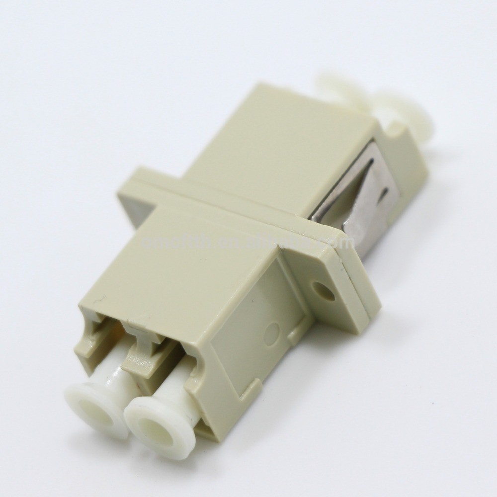 Multimode Beige LC PC Duplex OM1 OM2 Fiber Optic Coupler