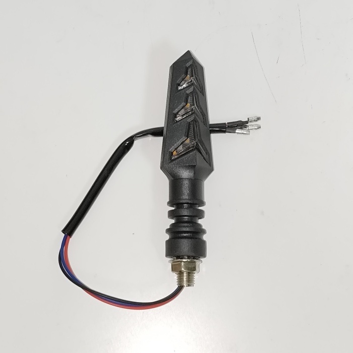 Motorcycle Universal Double Sides LED Indicators Crystal Front Rear