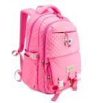 ODM Pink Unisex School Bag Rucksack With Two Main Compartment