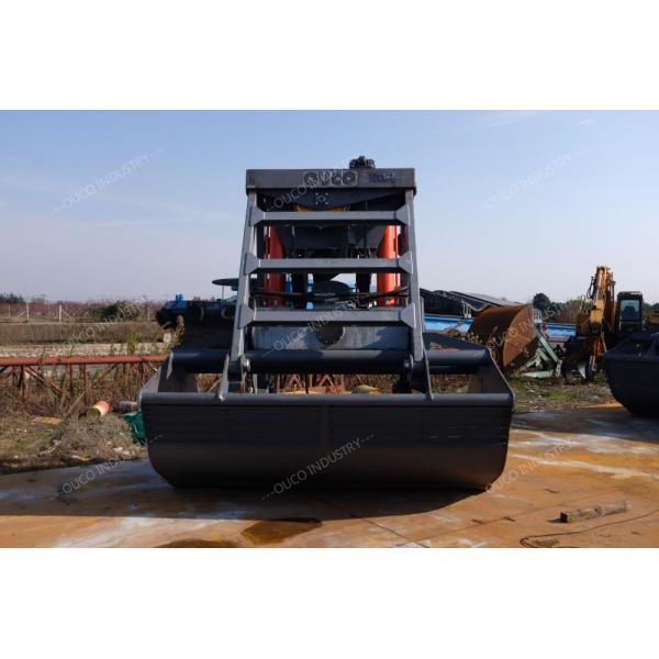 15 CBM Adjustable Mechanical Grab Bucket High Load Single Rope Wireless