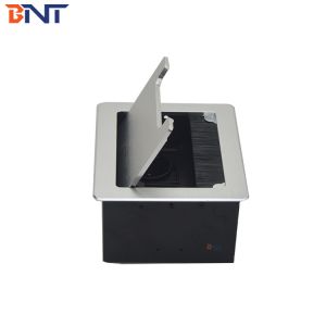 Double EU power computer table connected hidden desktop socket box