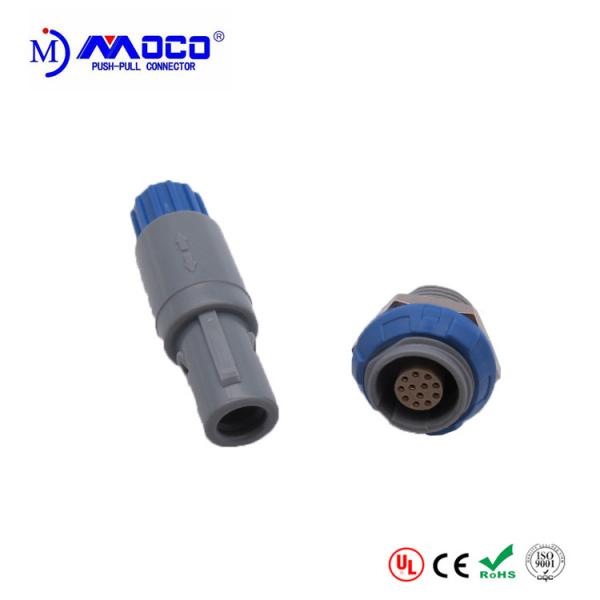 Buy Male And Female Medical Plastic Push Pull Connectors For Patient Monitor 12 Pin 1P Series at wholesale prices