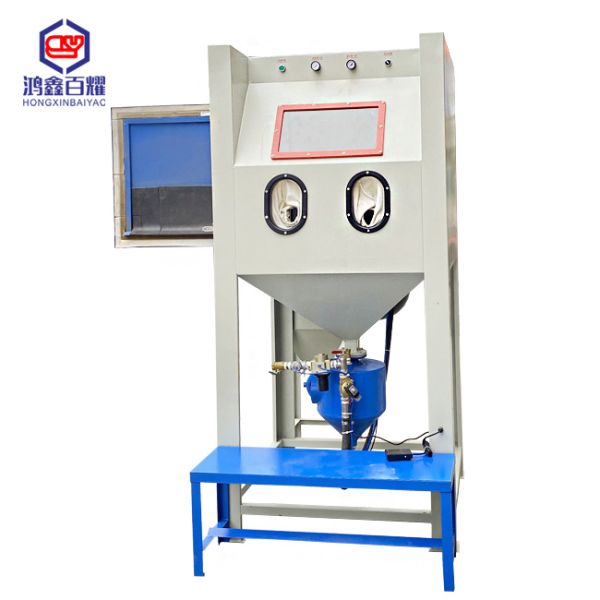 High Pressure Manual Sandblasting Machine with Turntable Cart