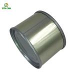 Easy Open Tuna Packaging Metal Round Tin Containers With Lids