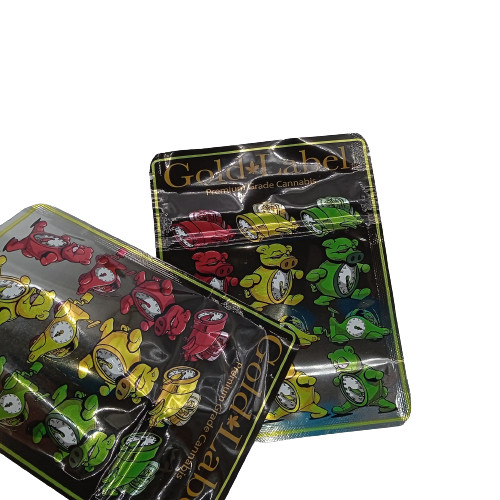 Custom Mylar weed Bags Digitally Printed Odor Resistant With Zipper