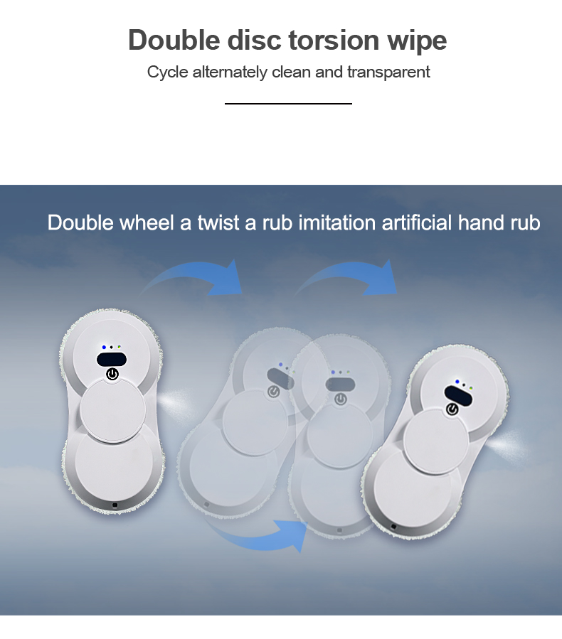 Smart Appliances Window Washing Robot Window Vacuum Cleaner Hutt Window Cleaning Robot Household