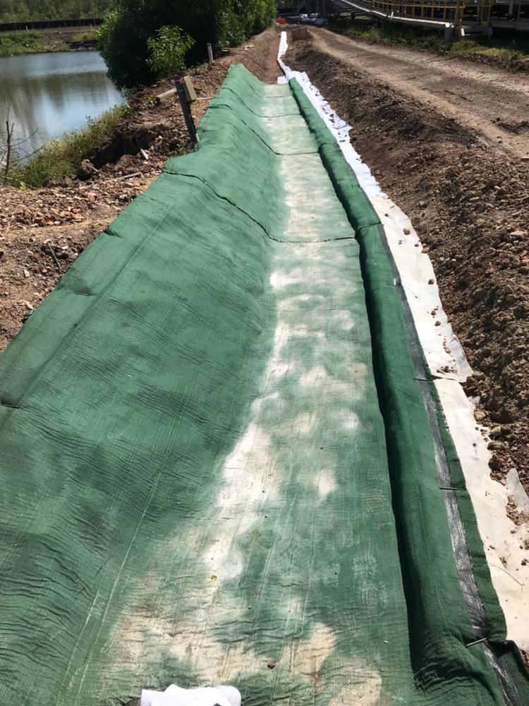 Concrete Impregnated 3D Cloth Rolls for river bank erosion control and slope protection
