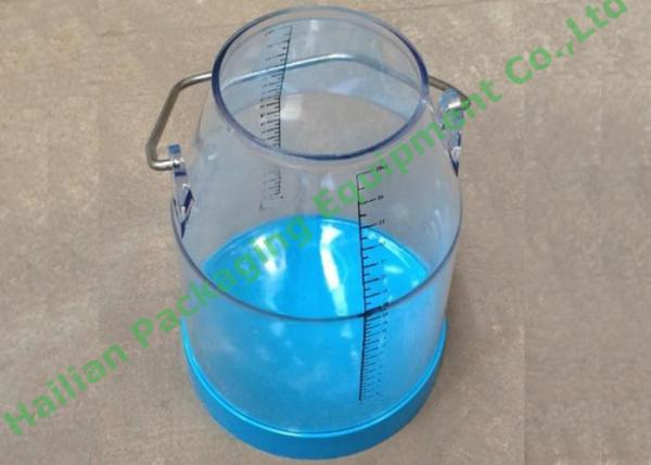Buy 25 Liter Transparent / Clear Milk Bucket Milking Machine Parts With SGS Certificate at wholesale prices