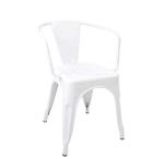 Adjustable Metal Dining Chairs Modern Stackable Design