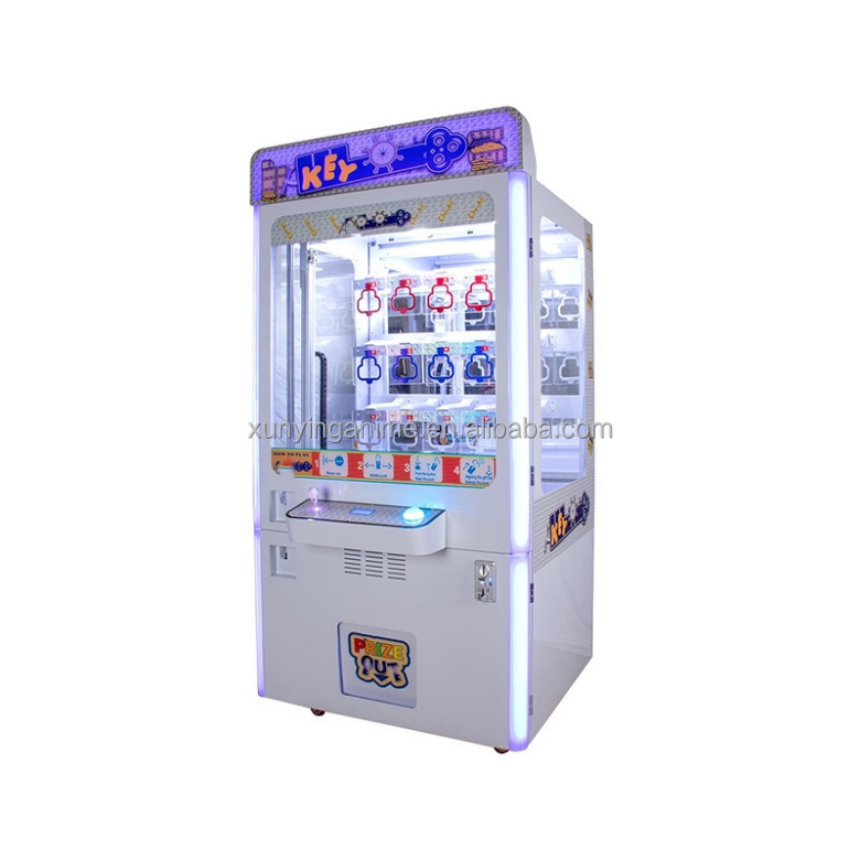 Professional 9 Holes Key Master Coin Operated Golden Key Vending Machine Age 8 Years